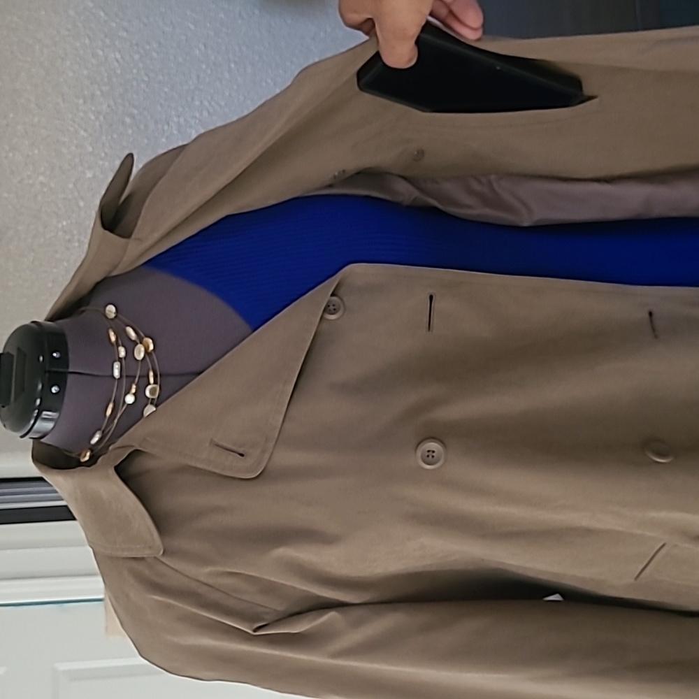 NEW: London Fog Trench Long Coat - Picture 5 of 16